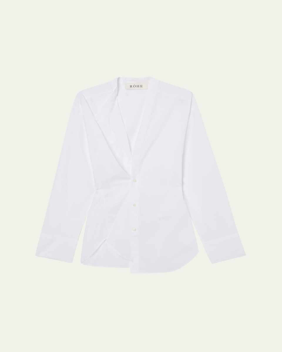 Overlap Cotton Shirt